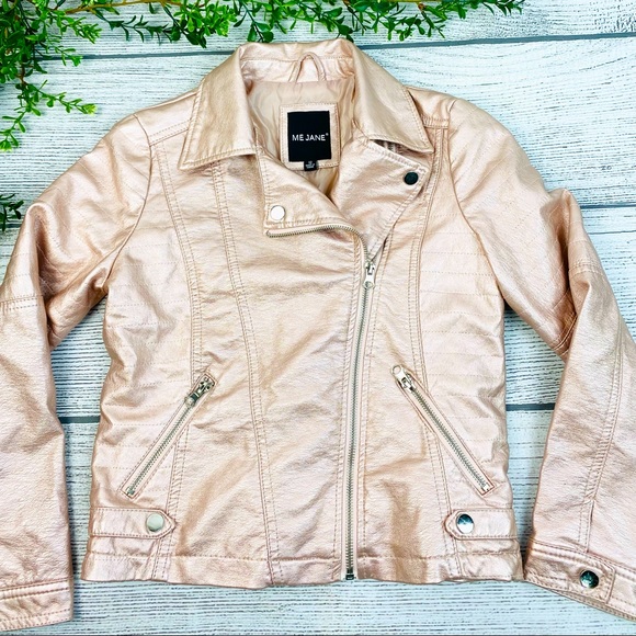 Me Jane Other - ME JANE Rose Gold Girls Jacket 12